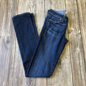 PAIGE Dark Wash Skyline Straight Leg Denim Jeans 24